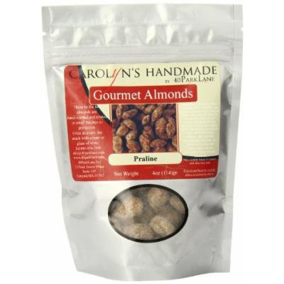 Carolyn's Handmade Gourmet Platinum Snack Bag, Praline Almonds, 4 Ounce