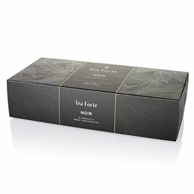 Tea Forté® NOIR Petite Presentation Box with 10 Handcrafted Pyramid Tea Infusers - Bold Black Teas