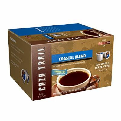 Caza Trail Coffee, Coastal Blend, 100 Single Serve Cups