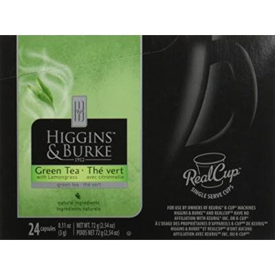Higgins & Burke Green Tea Capsules for Keurig K-cup Brewers (24 Capsules)