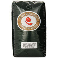 Green Unroasted Breakfast Blend, Whole Bean Coffee, 5-Pound Bag