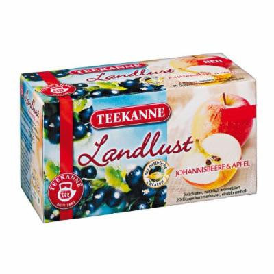 3x Teekanne (Johannisbeere & Apfel) currant & apple (each box 20 tea bags)