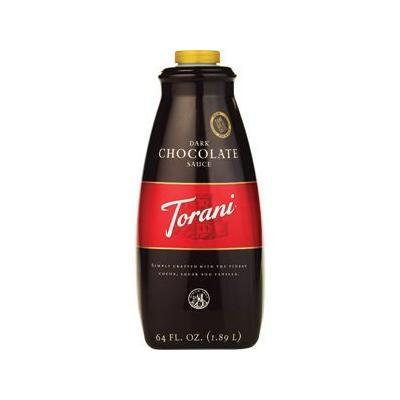 Torani Dark Chocolate Sauce - Case of 4 (64oz bottle)