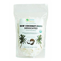 Indus Organic Dried Coconut Chips/shreds 8 Oz Bag (1x3) , Raw, Freshly Packed, No Added Sugar/salt...