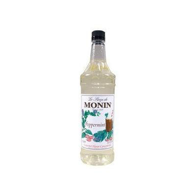 Monin Peppermint Syrup, 33.8-Ounce Plastic Bottle (1 liter)