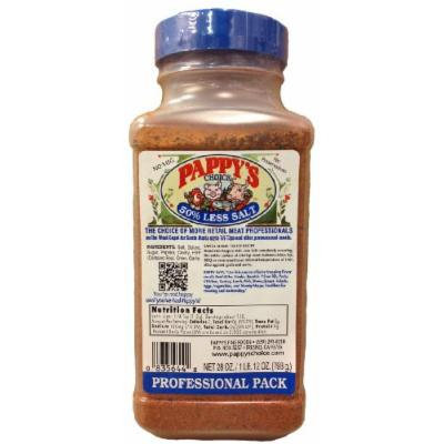 Pappy's Choice Seasoning with 50% Less Salt (28 Oz Professional Pack)