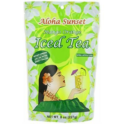 Aloha Sunset Tea Aloha Sunset Mango Orange Iced Tea , 8-Ounce Bags (Pack of 6)