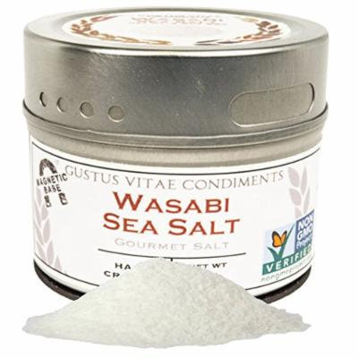 Wasabi Sea Salt, Non-GMO, 3.1 oz, Gourmet Salt