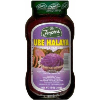 Tropics Ube Halaya Purple Jam 340g Pack of 4