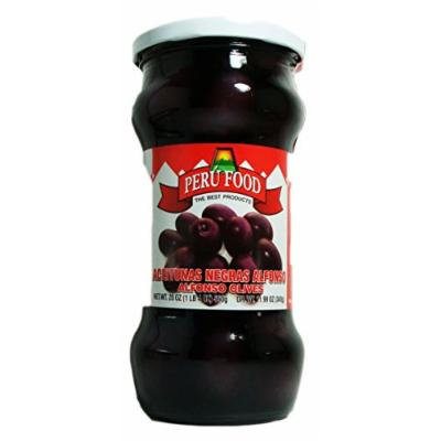 Peru Food Aceituna De Botija Black Olives in Brine 20 Oz.