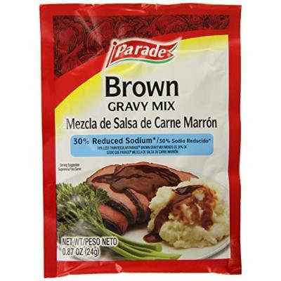 Parade Roast Brown Gravy Mix 7 Count, 8 Ounce (Pack of 24)