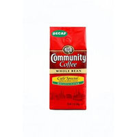 Community Coffee Whole Bean Cafe Special Decaffeinated, 12 Ounce (Pack of 3)