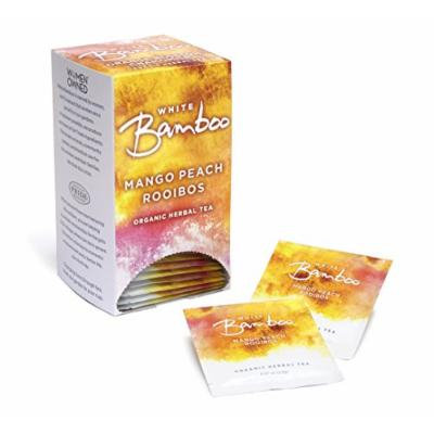 White Lion White Bamboo Organic Herbal Tea, Mango Peach, 0.27 Pound