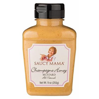 Saucy Mama Champagne and Honey Mustard, 9-Ounce (Pack of 6)