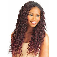 Que MALAYSIAN REGGAE TWIST 5PCS Human Hair Blended Weave (99J)