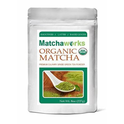 Matchathworks Matcha Green Tea Powder Culinary Grade Raw Organic, 8 oz