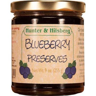 Hunter & Hilsberg Preserves, Blueberry, 9 Ounce