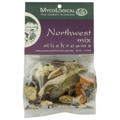 Mycological Dried Northwest Mix Mushrooms, 1-Ounce Packages (Pack of 6)