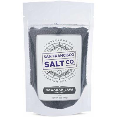 Hawaiian Black Lava Finishing Salt (5oz pouch Fine Grain)