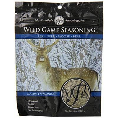 My Family's Seasonings, Inc. Wild Game Seasoning, 3.6-Ounce Pouches (Pack of 6)