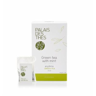 Palais des Thés Green Tea with Mint, 20 Tea Bags (40g/1.4oz)