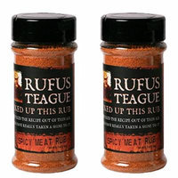 Rufus Teague Gourmet Rubs - No MSG - Gluten Free - OU Kosher - Specialty Spicy Meat Rub (2 Pack) (6.5 oz each)