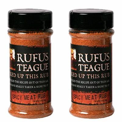 Rufus Teague Gourmet Rubs - No MSG - Gluten Free - OU Kosher - Specialty Spicy Meat Rub (2 Pack) (6.5 oz each)