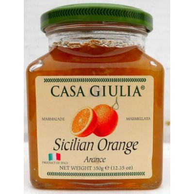 Casa Giulia (12 pack) Sicilian Orange Marmalade 12.35 oz jars from Italy