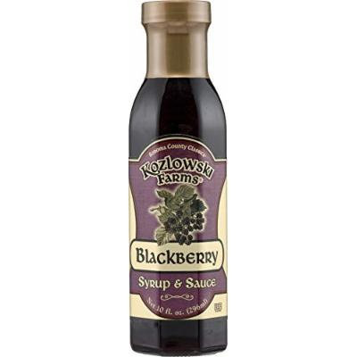 Kozlowski Farms Syrup and Sauce, Blackberry, 10-Ounce (Pack of 6)
