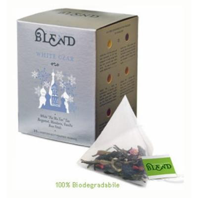 White Czar Tea, 15-Count Individually Wrapped Pyramid Tea Bags