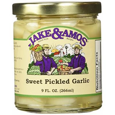 Sweet Pickled Garlic 2 Jars / Jake and Amos