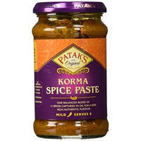 Patak's Korma Curry Paste, Coconut & Coriander (Mild), 10 oz, (Pack of 2)
