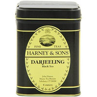 Harney & Sons Darjeeling Loose Leaf Tea, 4 Ounce Tin - Pack of 6