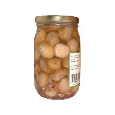 Jake & Amos Hot Garlic Mushrooms, 16 Ounce - 3 Pack