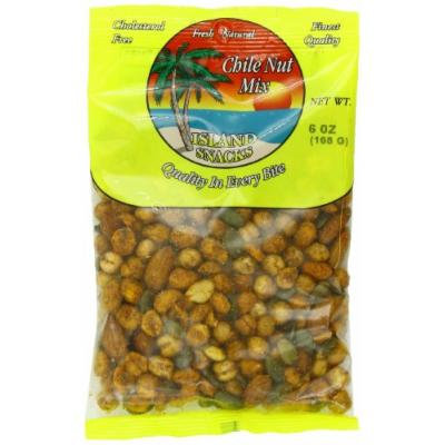 Island Snacks Chile Nut Mix, 6-Ounce (Pack Of 6)