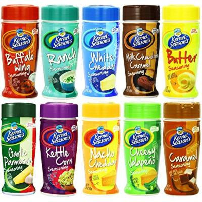 Kernel Season's SEASONING SAMPLER KIT (Variety Pack Bundle of 10 Flavors)