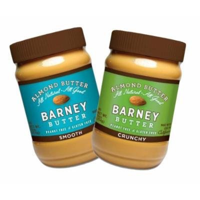 Barney Butter Smooth and Crunchy Almond Butter, 16 Oz (Pack of 2)