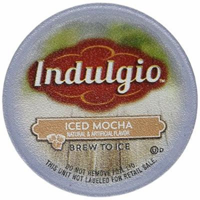 Indulgio Iced Mocha Single Serve Brew Kcups - 12ct
