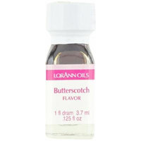 LorAnn Oils Flavorings and Essential Oils, Butterscotch, 0.125 Ounce (Pack of 12)