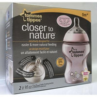Tommee Tippee Closer to Nature 2 9fl/260ml Decorative Feeding Bottles for Girls