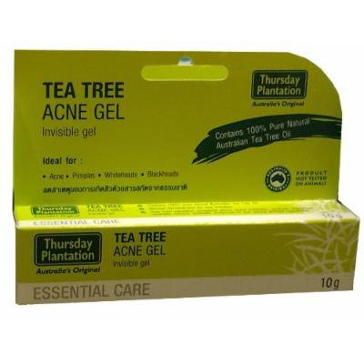 (Pack of 2) Thursday Plantation Tea Tree Acne Gel 10g (0.35 Oz) , Made in Australia , dry out acne and pimples ,Ideally for whiteheads, blackheads, pimples and acne