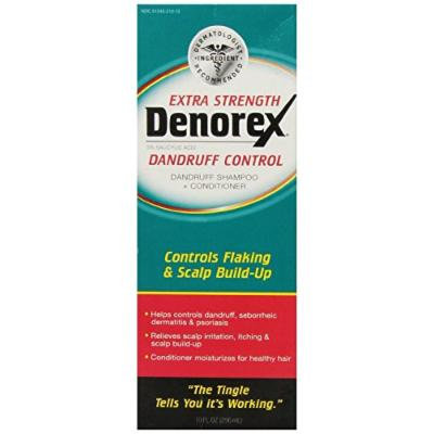 Denorex Extra Strength Dandruff Control Shampoo + Conditioner 10 Oz (3 Pack)