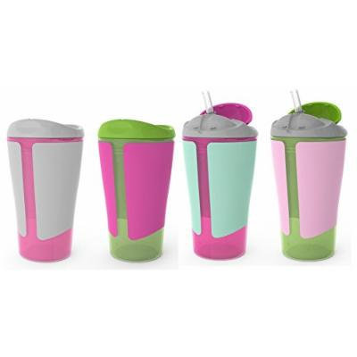 Born Free Grow with Me 10 oz Straw Cup & Spoutless Cup Set, Pink