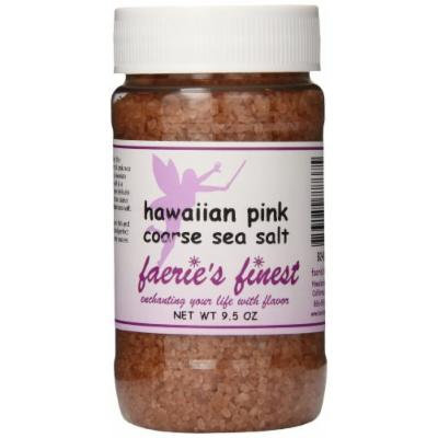 Faeries Finest Sea Salt, Hawaiian Pink Coarse, 9.50 Ounce