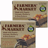 Farmers' Market Organic Moisturizing Soap, Pumpkin Spice, 5.5 Ounce