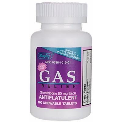 Gas Relief 80 mg 100 Chewables Pack of 2