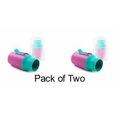 WHISTLE WATCH breathing ASTHMA monitor alert for CHILDREN (Pink-Teal - Pack of Two)