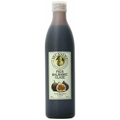 Mussini Crema, Balsamic Glaze with Figs, 16.9-Ounce Bottles (Pack of 2)