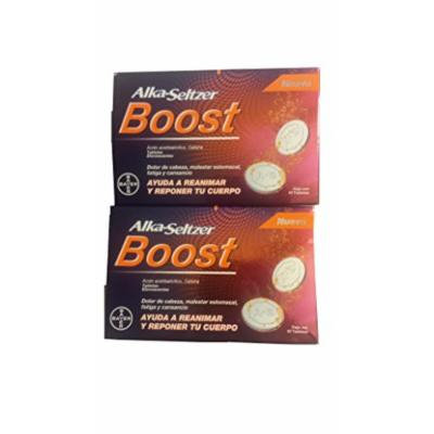 Alka Seltzer Boost Ayuda a Reanimar y Reponer Tu Cuerpo (Dos Cajas)