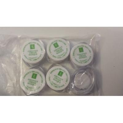 Eminence Coconut Cream Mask Sample Set of Six Travel Size 100% Fresh Organic